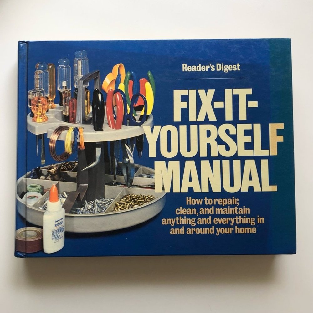 Vintage Readers Digest Fix-It-Yourself Manual Book